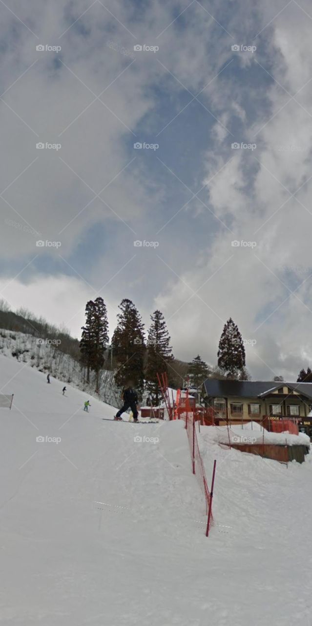 Cung đường trược tuyết.