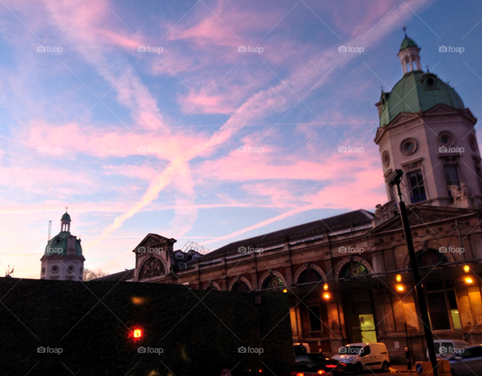 sky london uk vapour trails by ijbailey