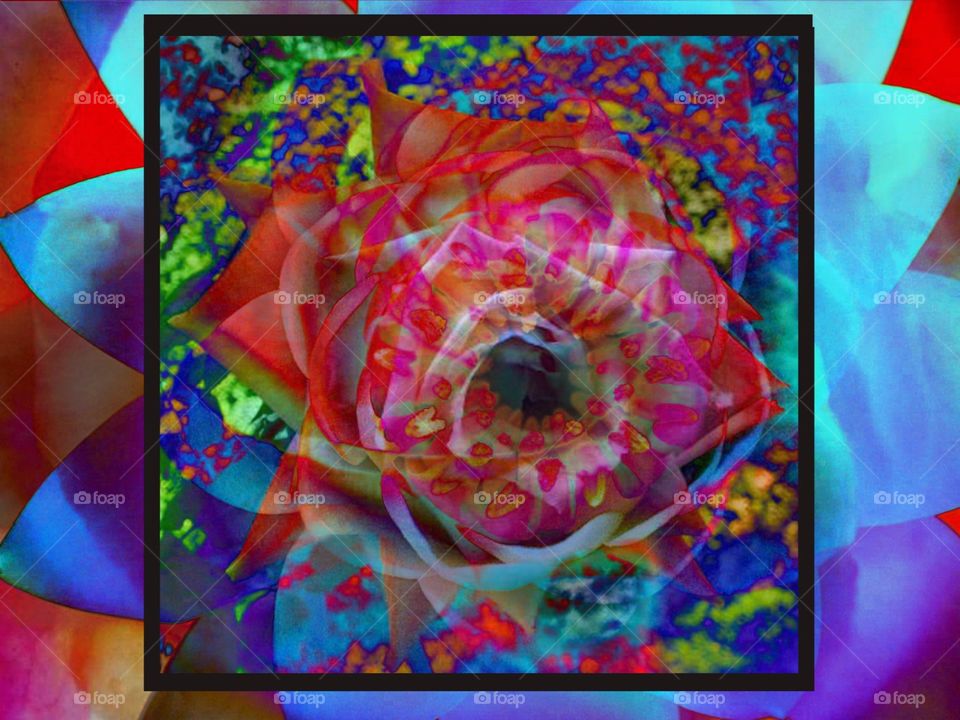 Abstract Art Titled: Bursting With Beauty By: Mia Lynn