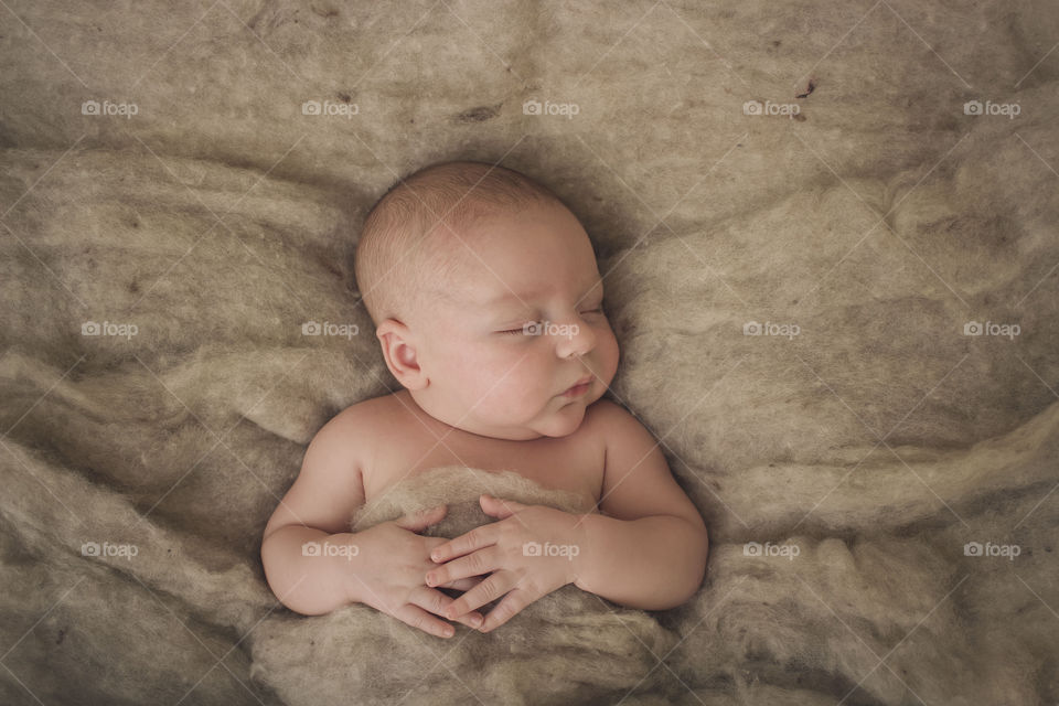 Sleeping newborn 