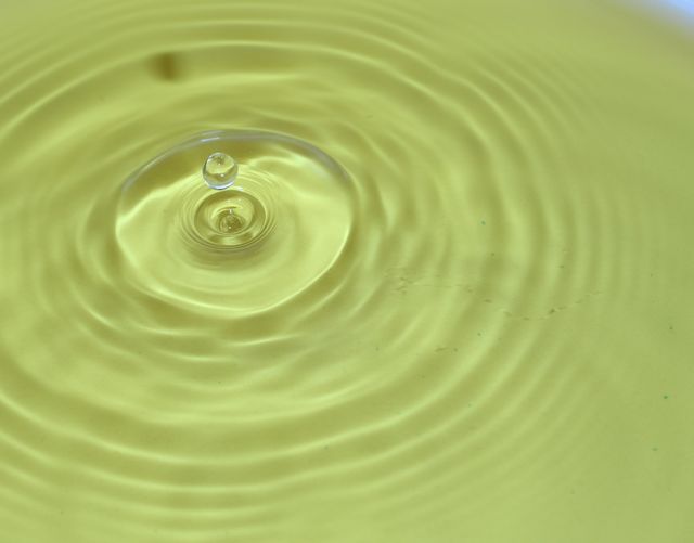 High angle view of rippled water