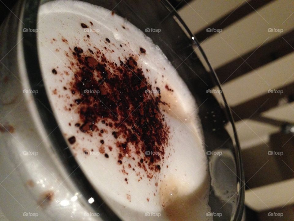 Homemade cappuccino 