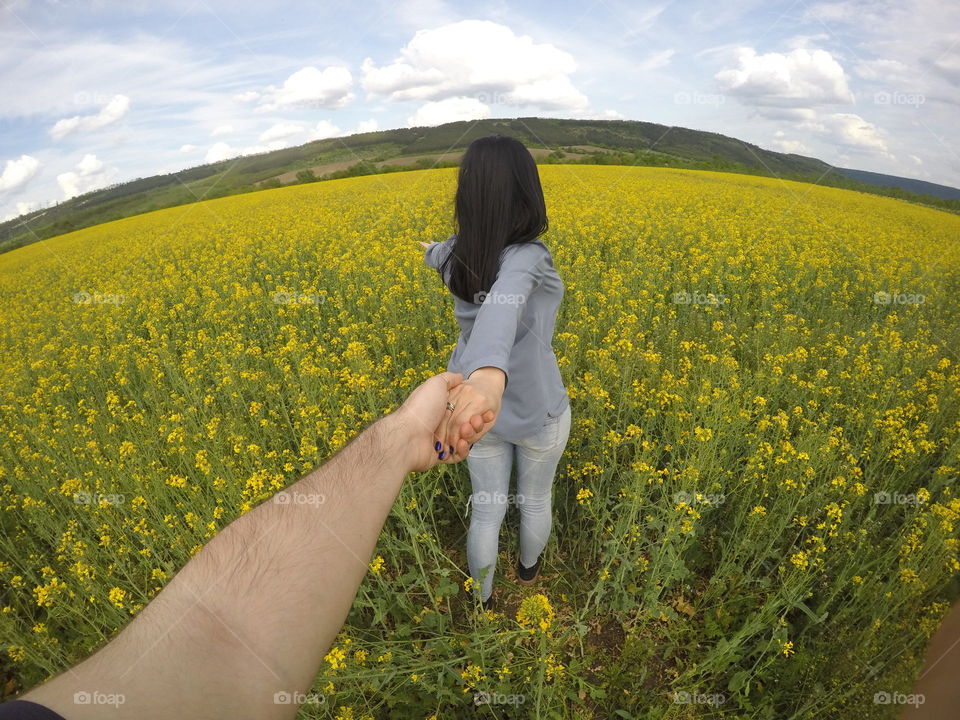 Girl in flowers