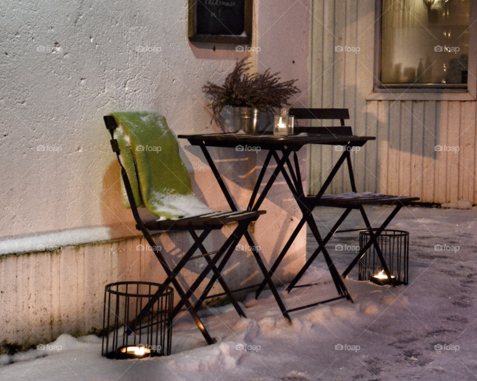 snow winter sweden candles by christina_p