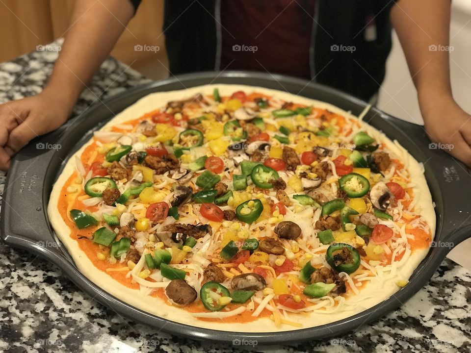 Pizza prep