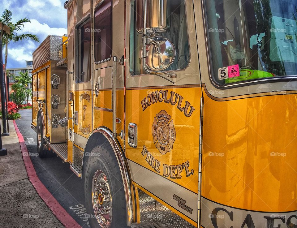 Honolulu Fire Department fire truck