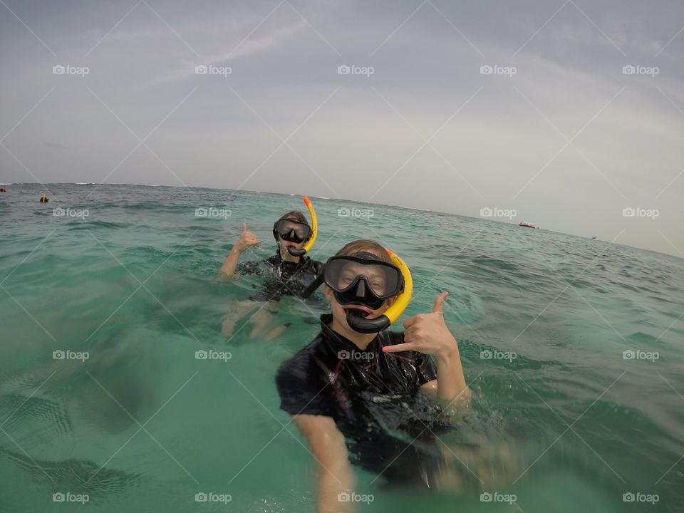 Snorkeling in Mexico 