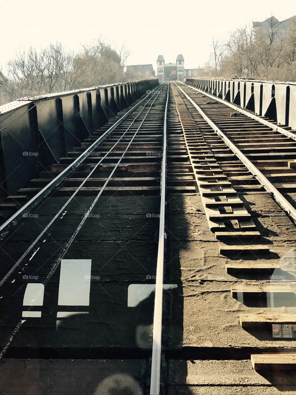 Rail car tracks