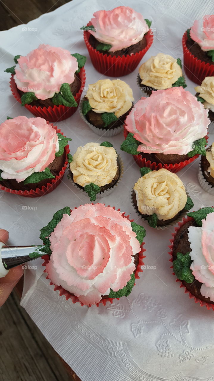 Rose Cupcakes