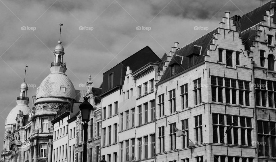 Old houses in Antwerp