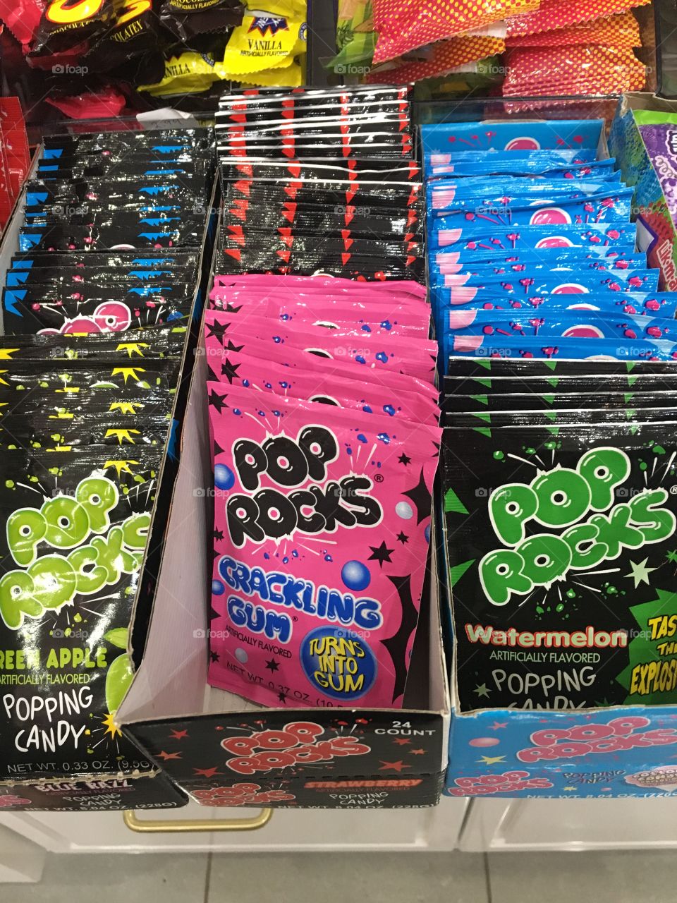 Pop rocks candy 