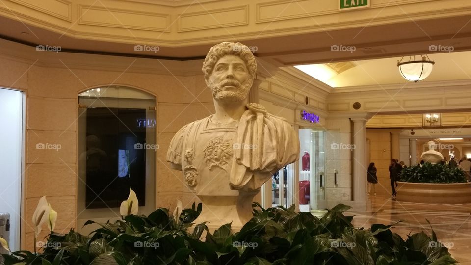 One Of Many Statues You Can Find At Caesars Palace Las Vegas