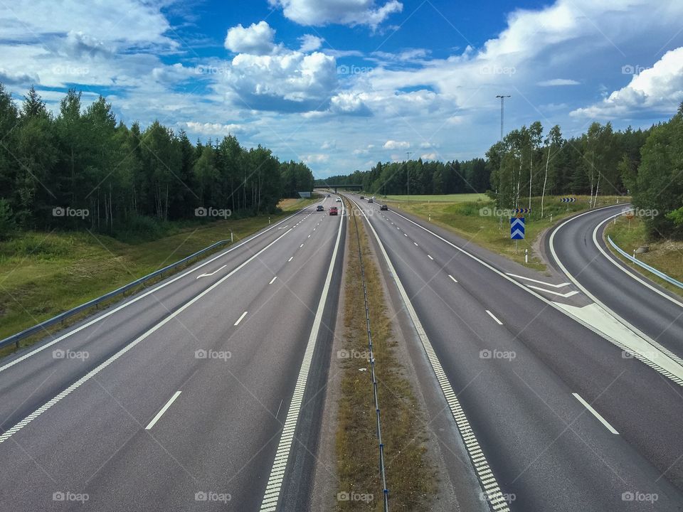 Highway E4 in Sweden
