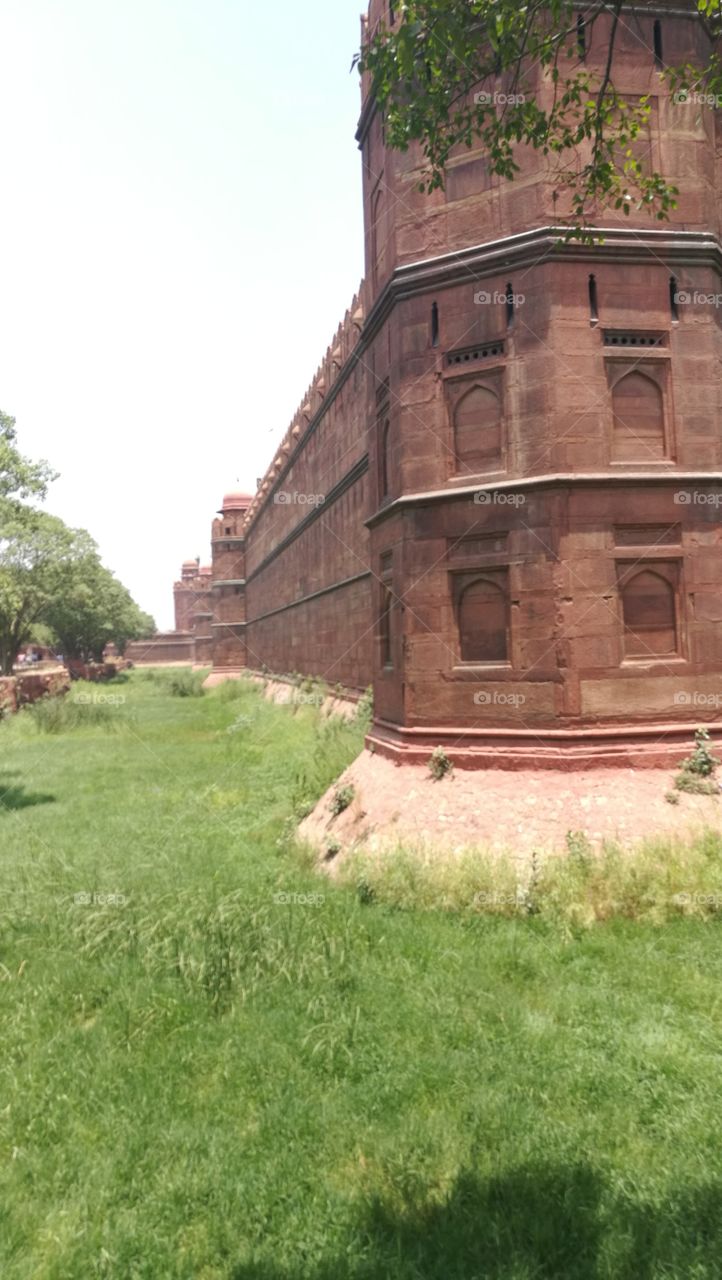 red fort, delhi, india