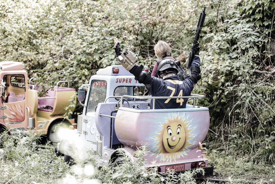 Greenland abandoned amusement park