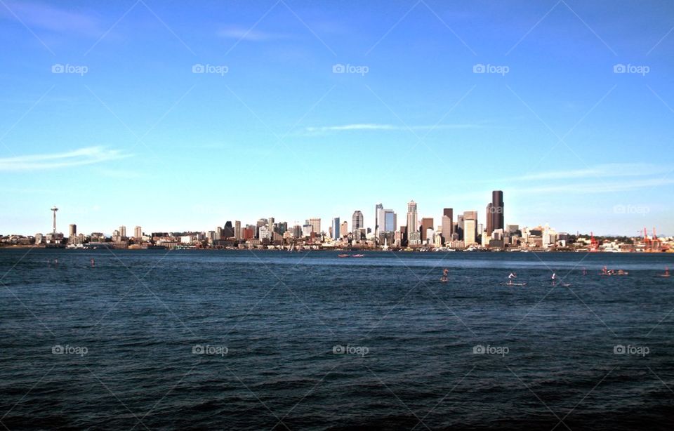 Seattle Skyline - Alki Beach