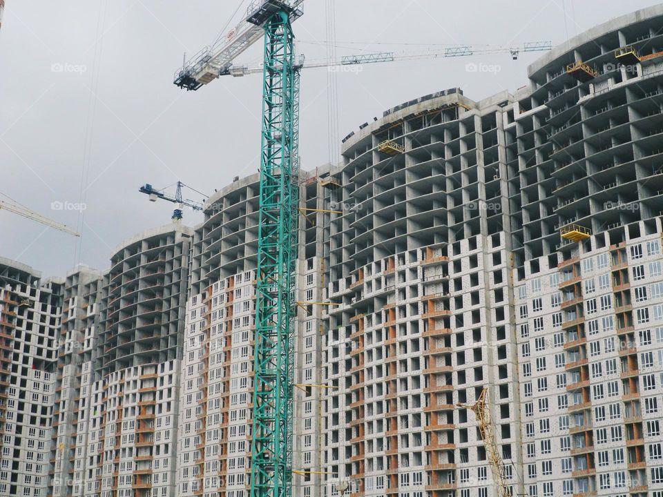 construction of a multi-storey residential building in the city of Kiev