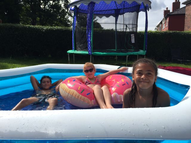 Swimming Pool, Dug Out Pool, Recreation, Swimming, People