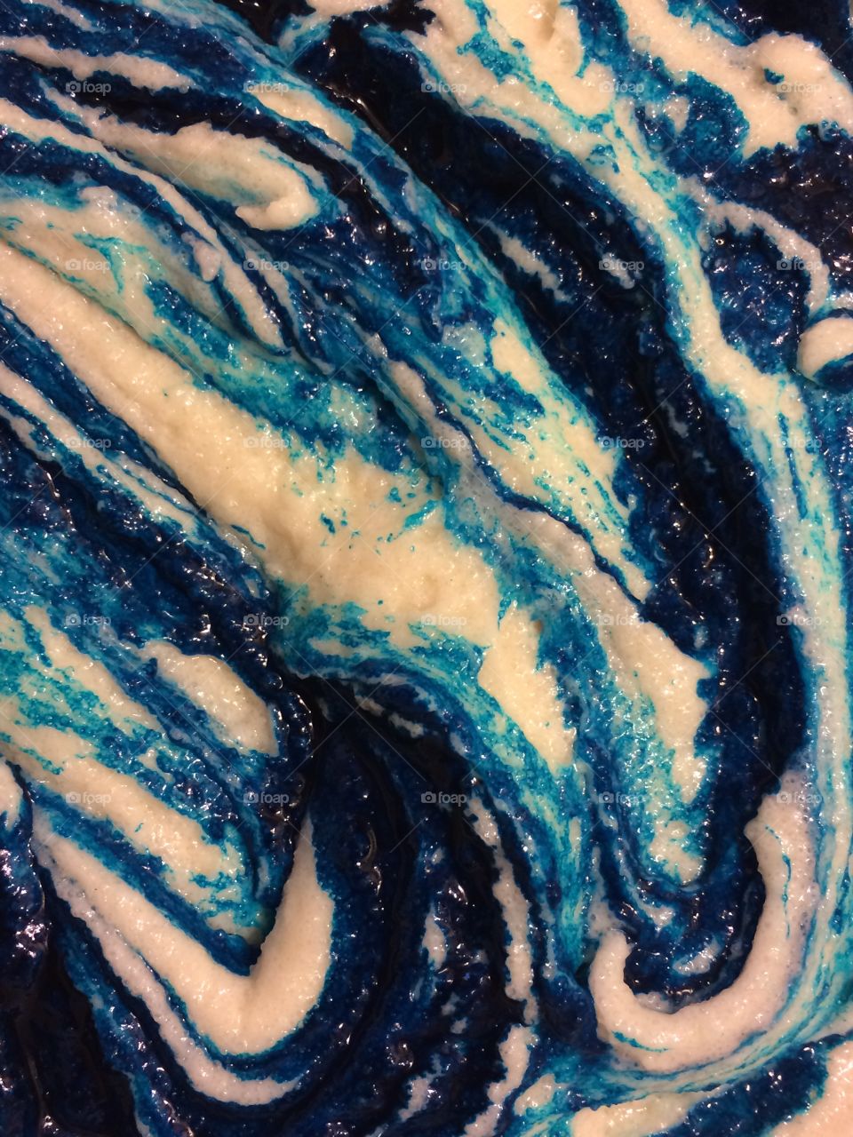 Swirl of blue 
