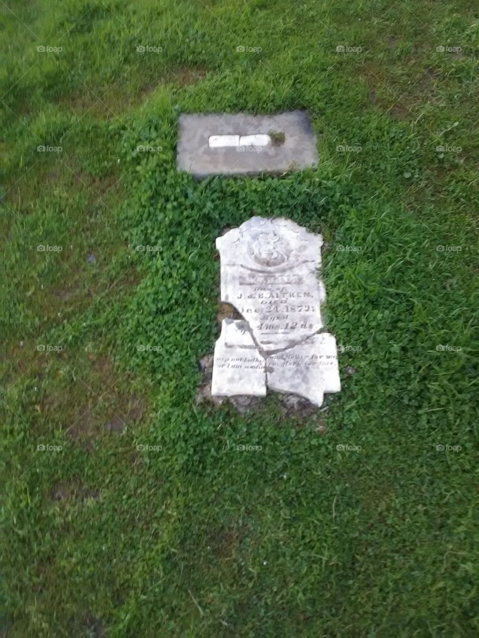 brocken tombstone