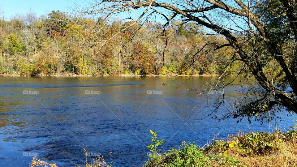 New River flowing through Radford Virginia