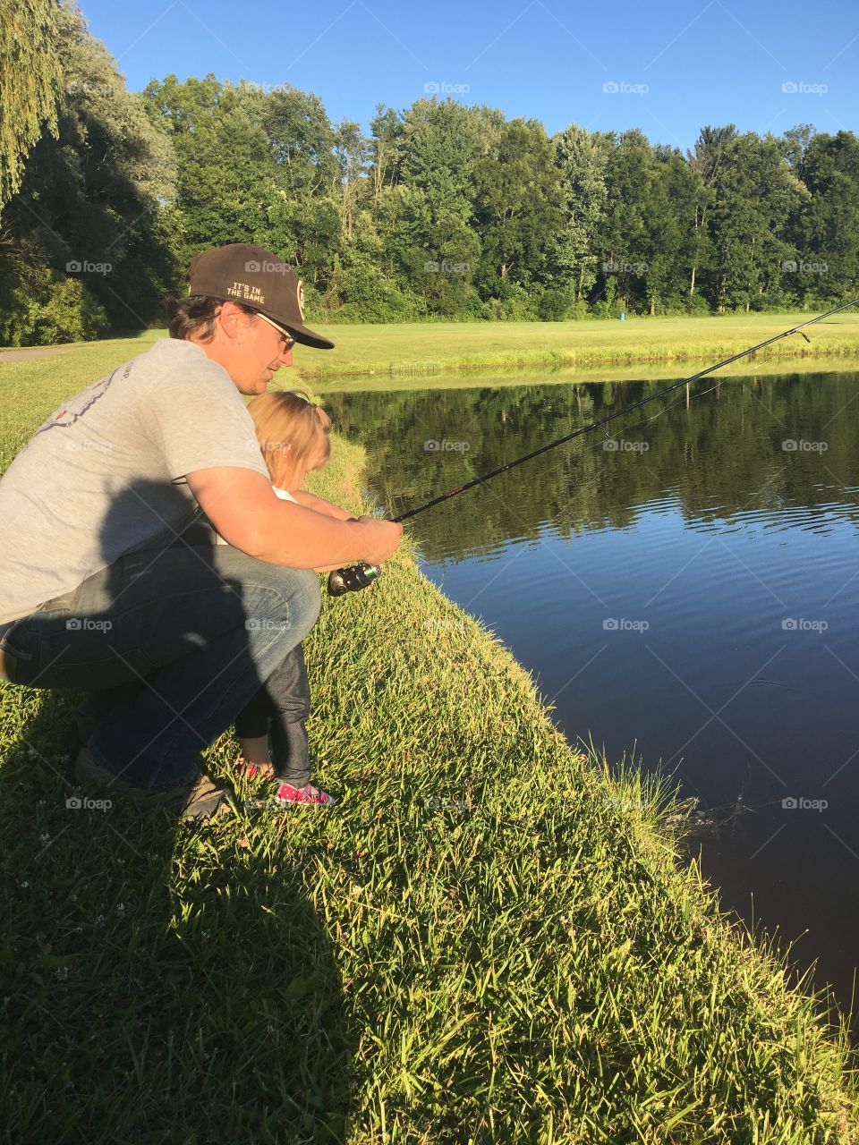 Fishing toddler life 

