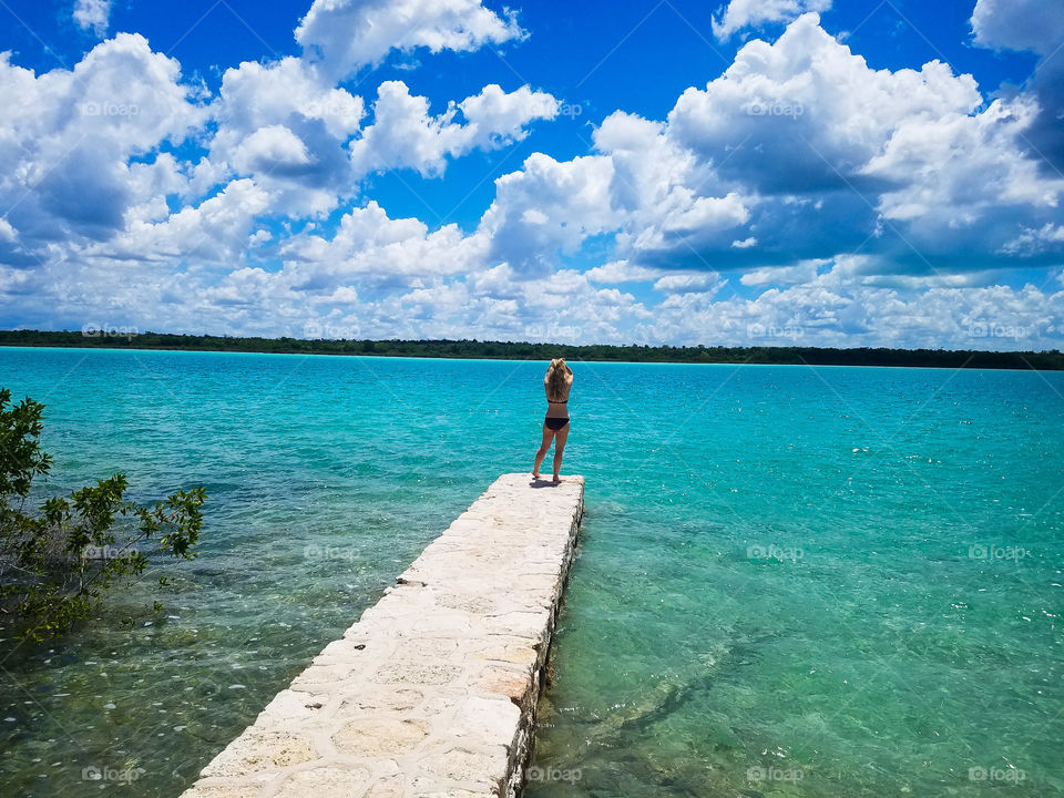 The seven colors of Bacalar Lagoon did not disappoint.