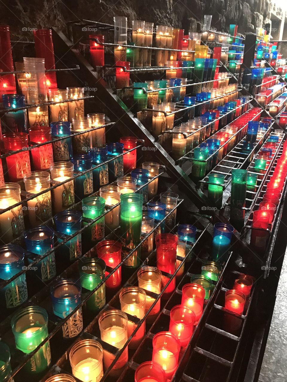 Prayer Candles at Montserrat