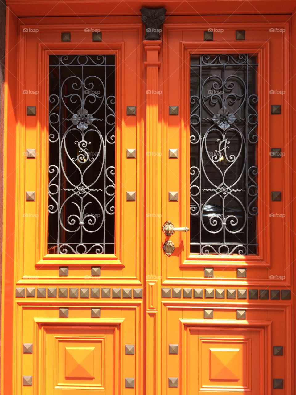 Beautifull Orange modern doors