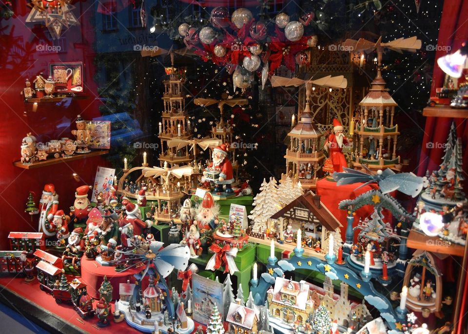 Christmas window display