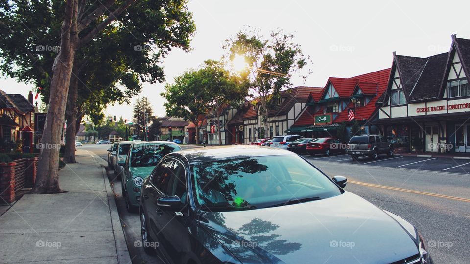Solvang, California street view
