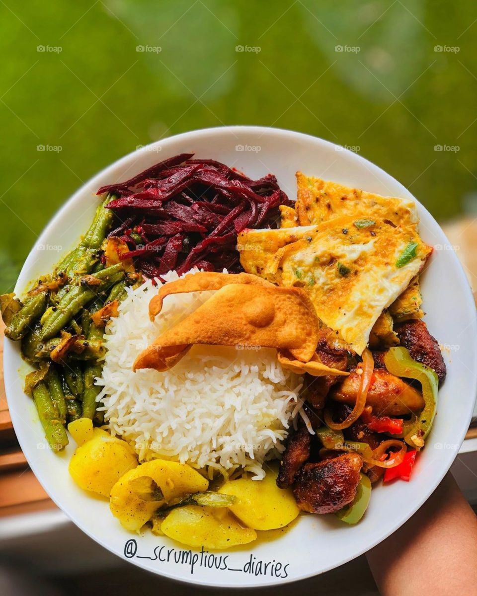 Rice and Curry  (SRI LANKA)