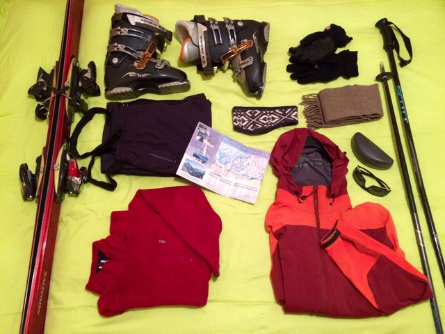 Ready for skiing