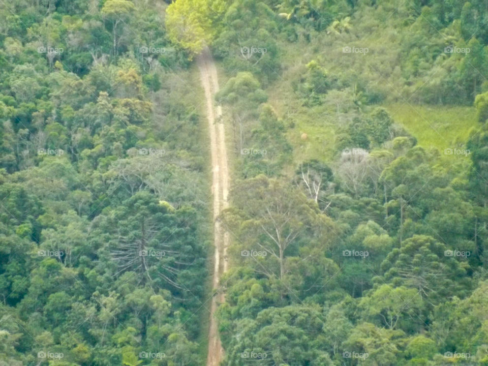 Campos do Jordão SP Brazil seen from above.