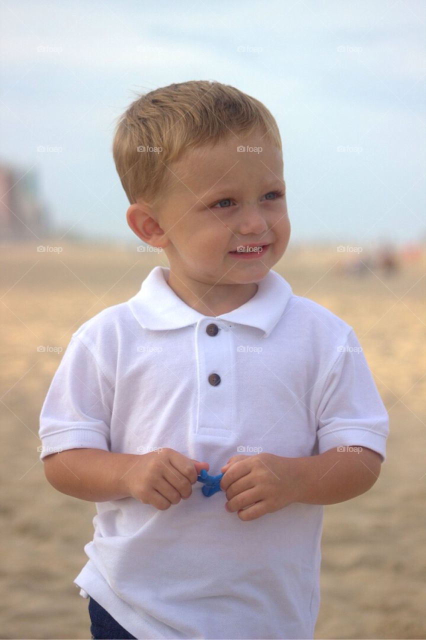 Portrait of a smiling cute boy