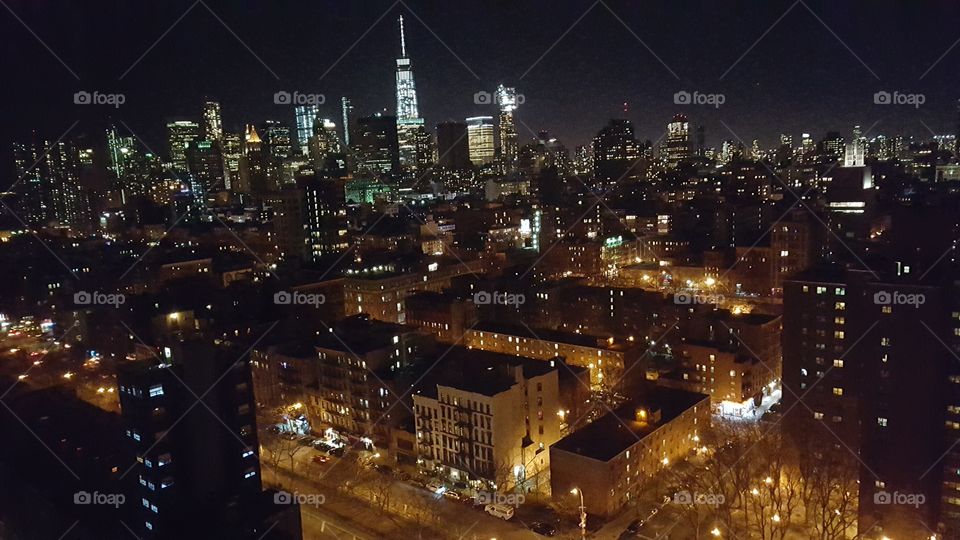 Downtown Manhattan Nightscape
