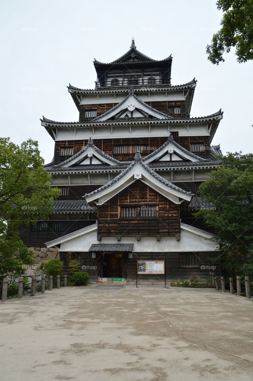 Front Of Hiroshima Castle