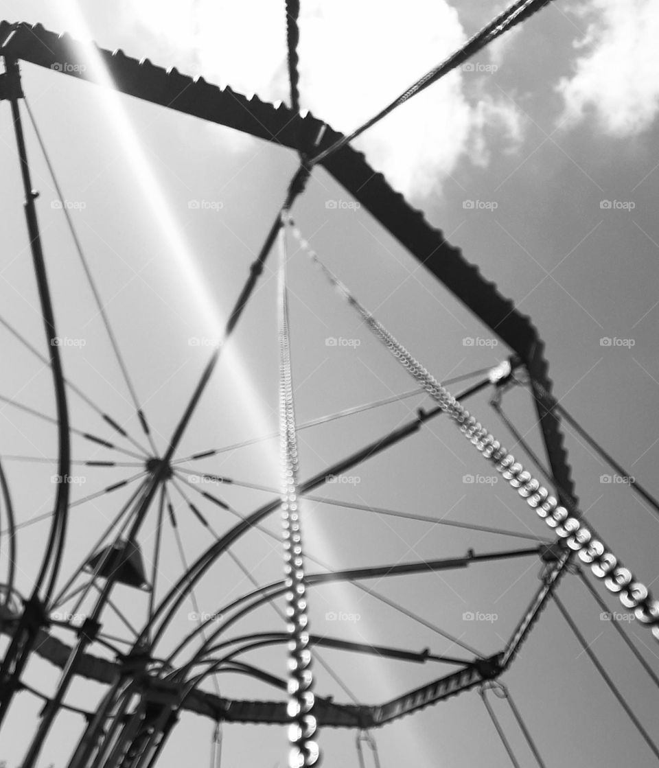 capturing the attraction in the amusement park