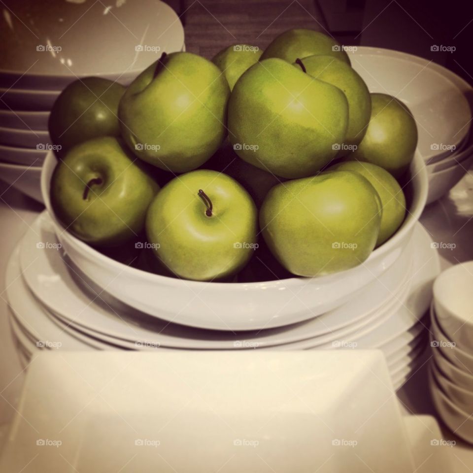 Green apples