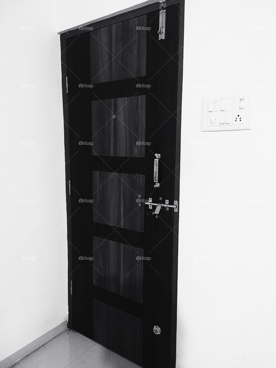 Plywood Door Structure shot on camera