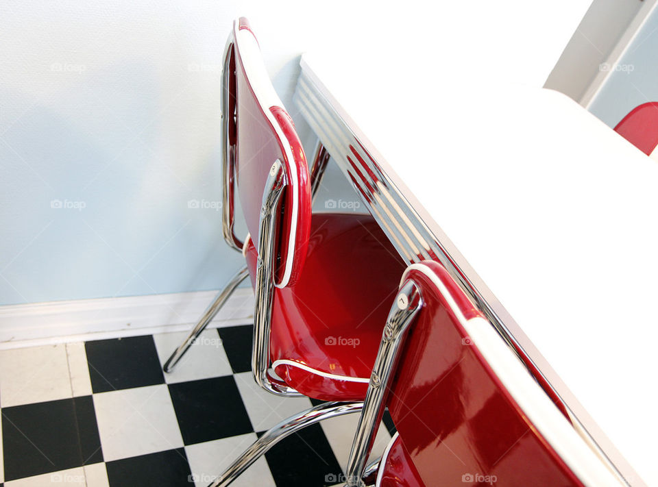 table chair restaurant american by kurekuremartin