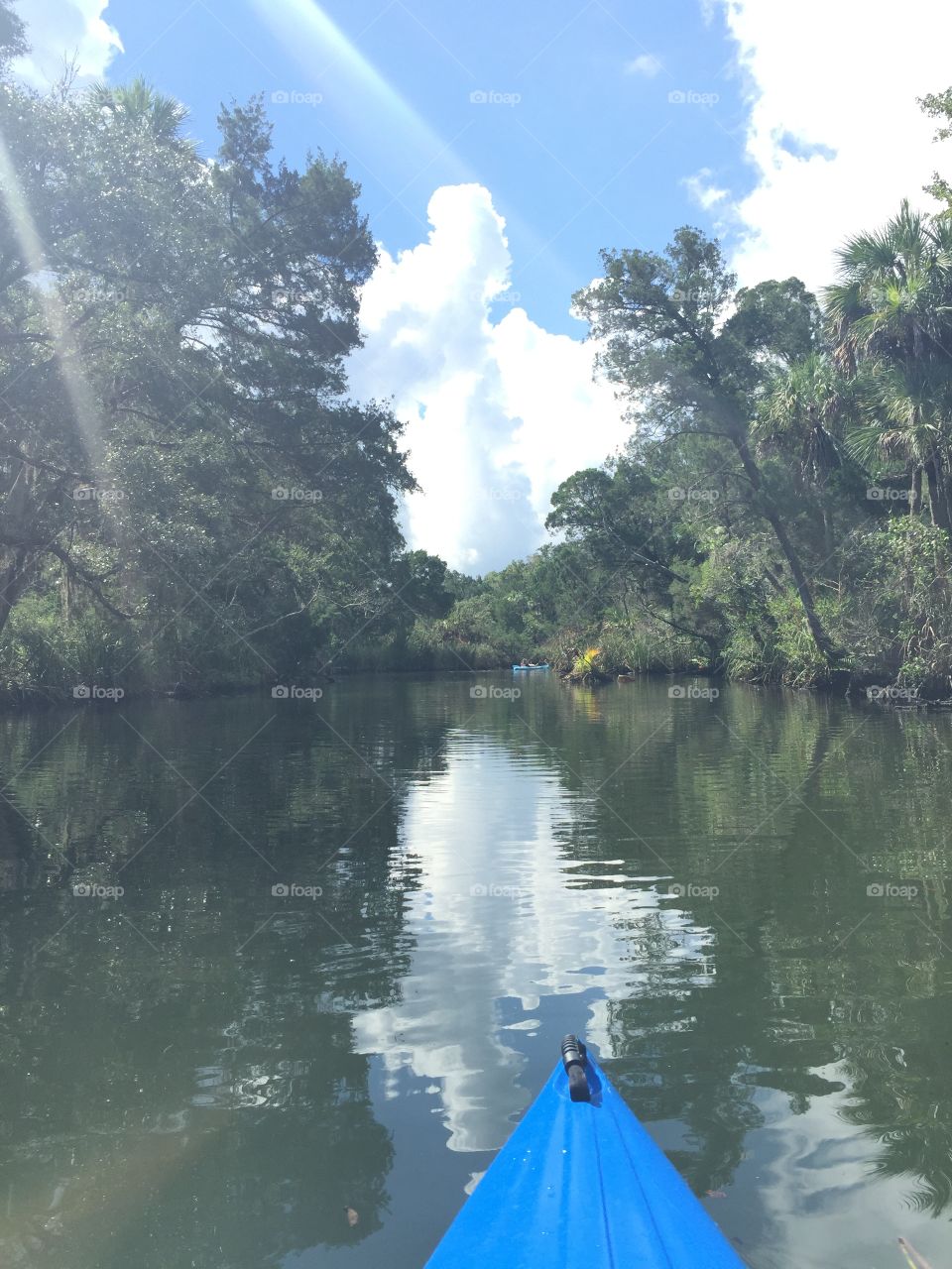 Peaceful day kayaking