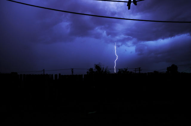 cloudy. lightning from this last rain. Hemet ca.