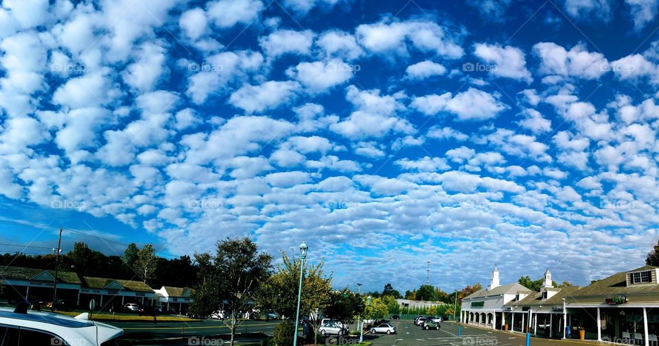 Popcorn clouds