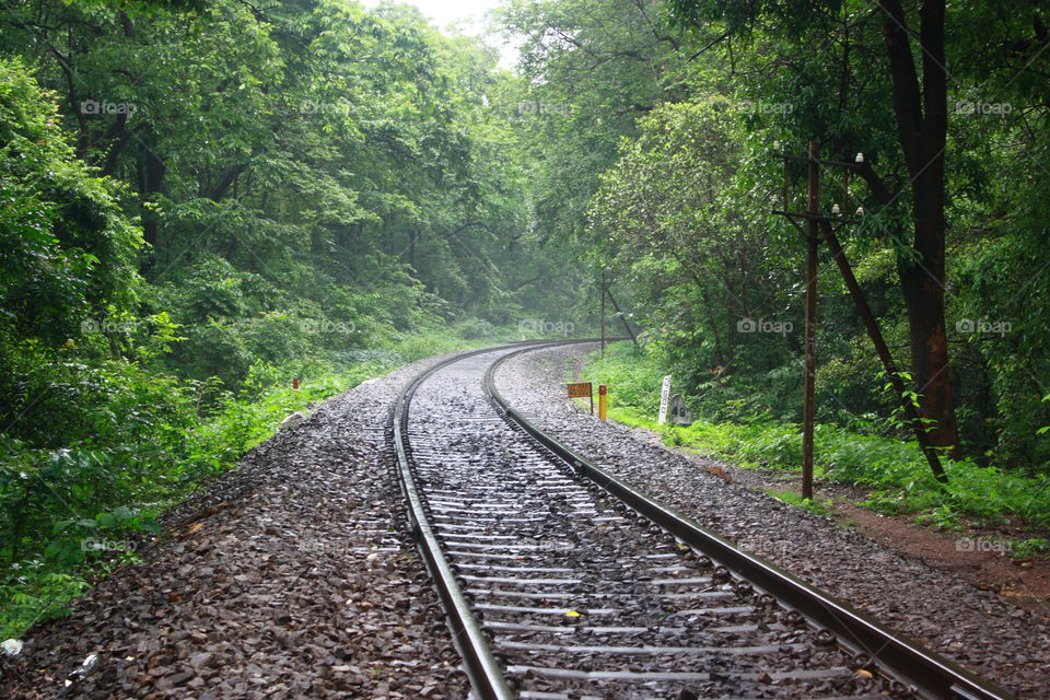 Rail going green- railway is one of the transport system which is less polluting and less harmful to environment.