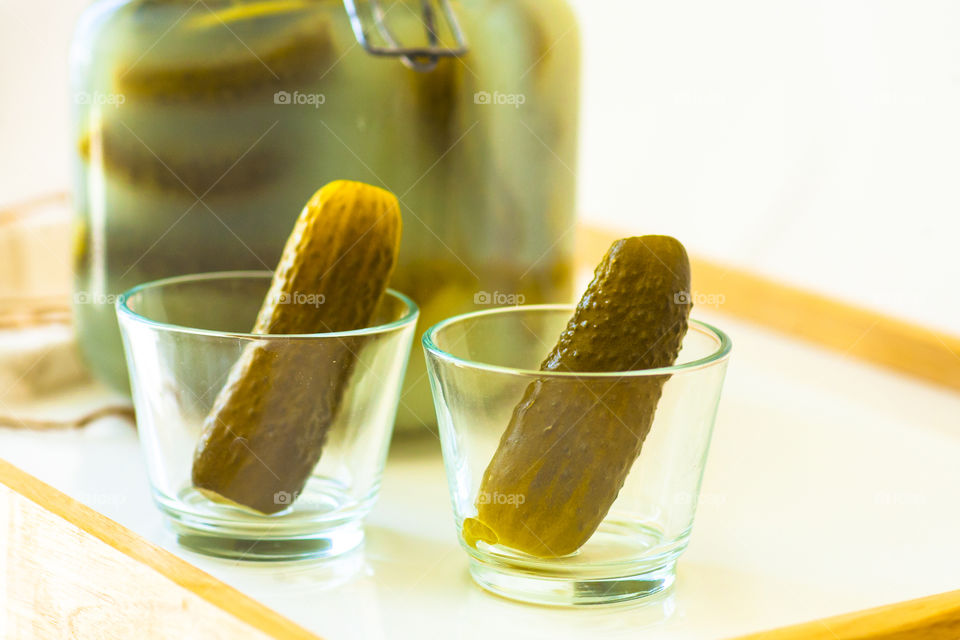 homemade pickles 🥒