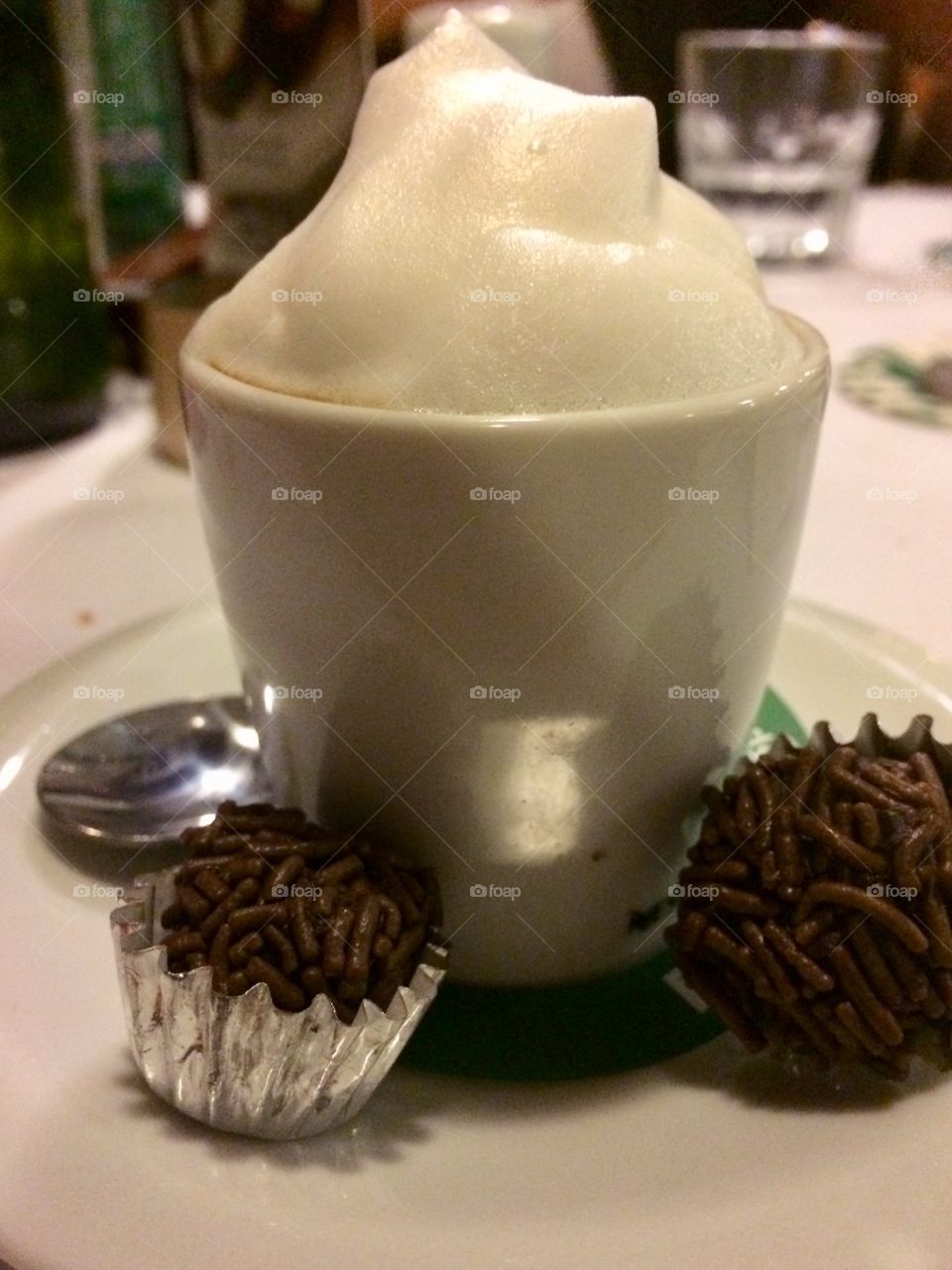 coffee with creamy milk