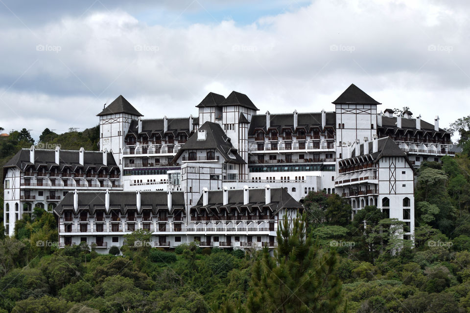 Abandoned Mont Blanc hotel in Campos do Jordão