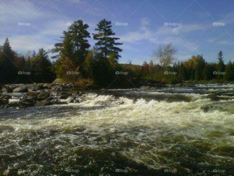 Top of Slate Falls Madawaska River