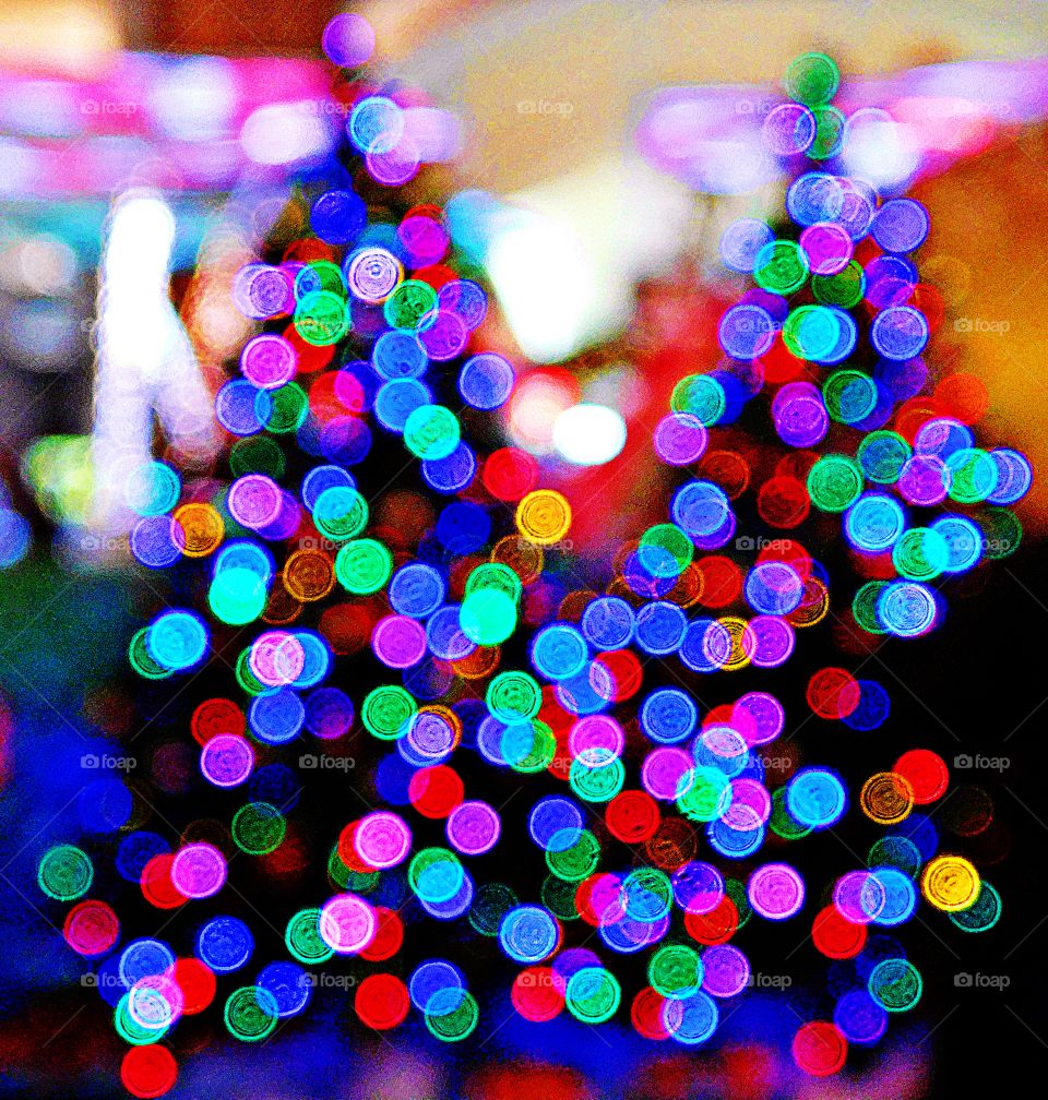 Clash of colors - Colorful contrasting dots side by side